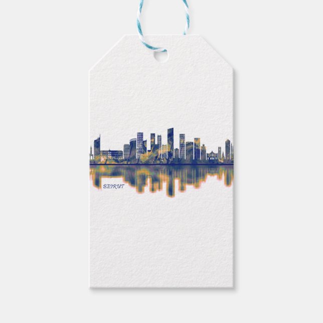 Beirut Skyline Presentetikett (Framsidan)