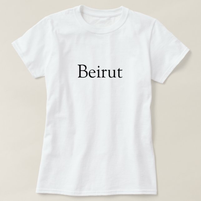 Beirut T Shirt (Design framsida)