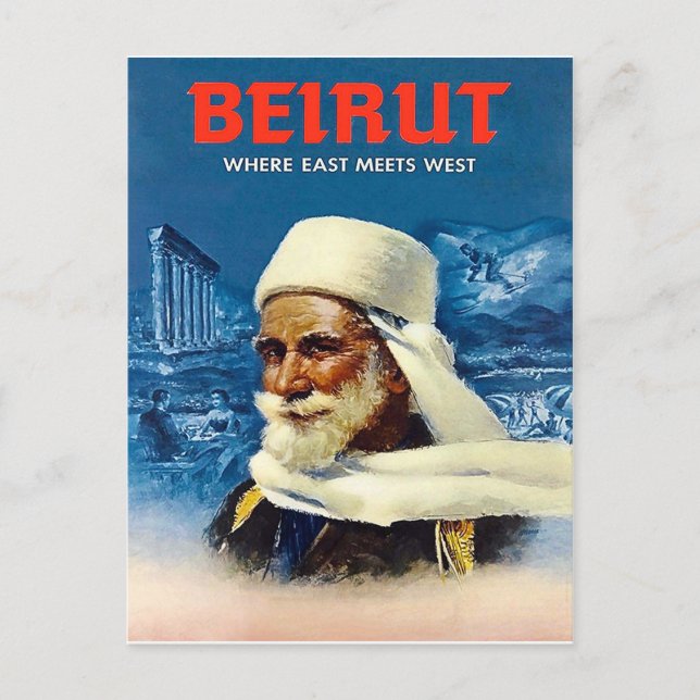 Beirut Vykort (Framsida)