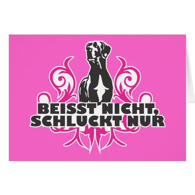 beisst nicht, schlottt nur hälsningskort (Framsidan Horizontal)