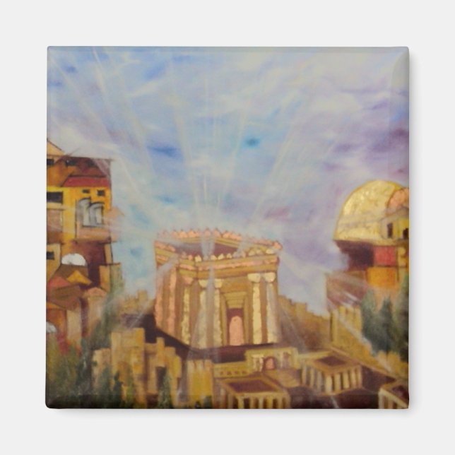 Beit Hamikdash Magnet (Framsidan)