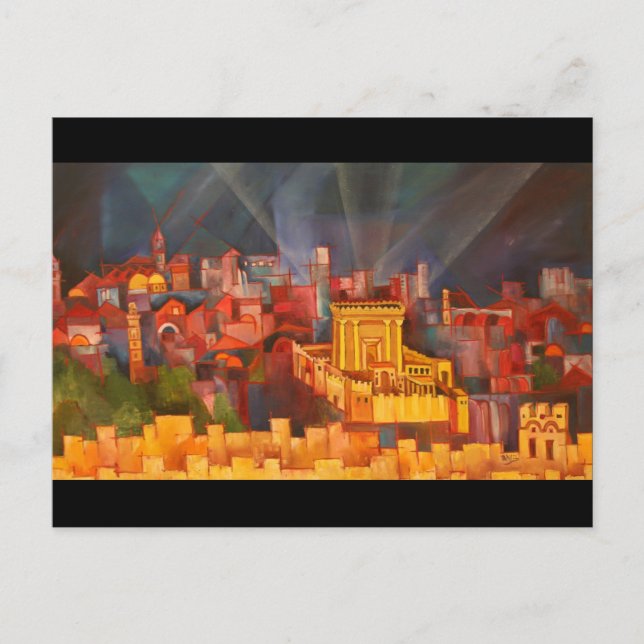 Beit Hamikdash Vykort (Framsida)