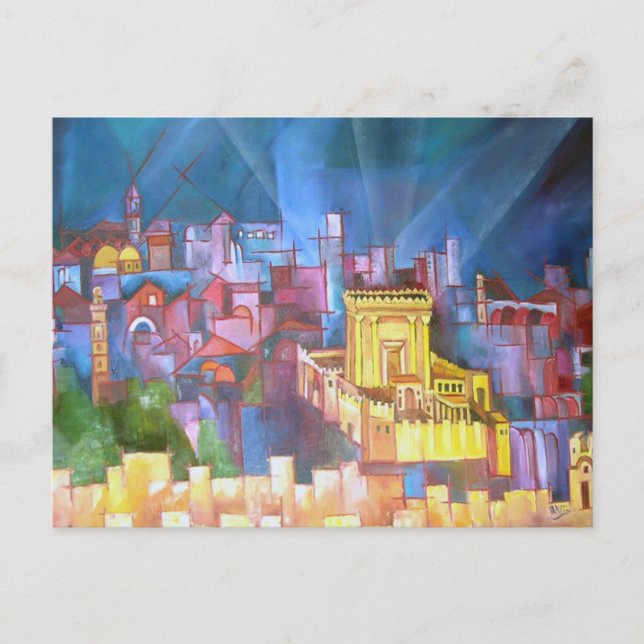 Beit Hamikdash Vykort (Framsida)