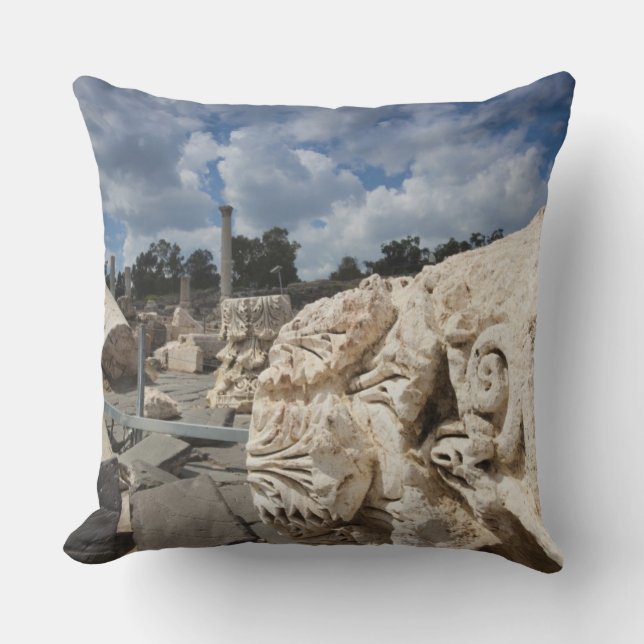 Beit She-An nationalpark, ruiner från romartiden Kudde (Framsida)