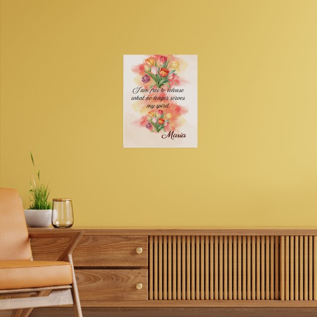 Bejakande tro: Jag är fri att släppa  Poster (Vardagsrum 2)