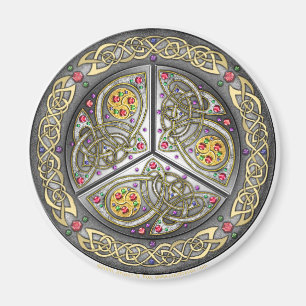 Bejeweled Celtic skyddar Magnet