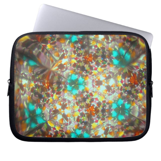 Bejeweled Kaleidescope för November Laptop Fodral (Framsidan)