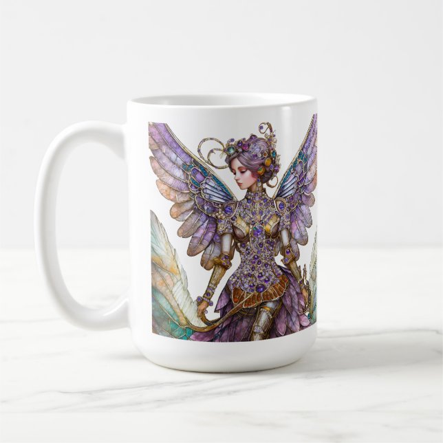 Bejeweled Sockerplommonfen Kaffemugg (Vänster)