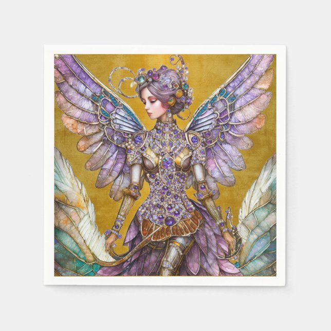 Bejeweled Sockerplommonfen Pappersservett (Framsidan)