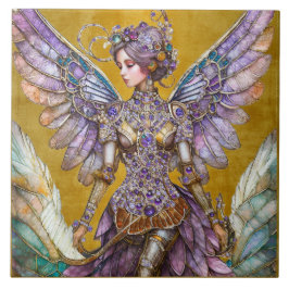 Bejeweled Sugar Plum Fairy Kakelplatta
