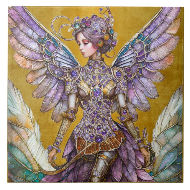 Bejeweled Sugar Plum Fairy Kakelplatta (Framsidan)