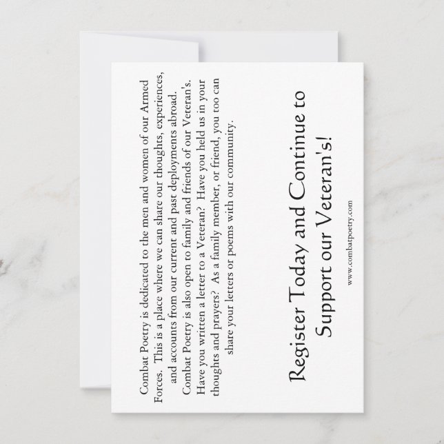 Bekämpa allmänhetens medvetenhet inbjudningar (Framsida)