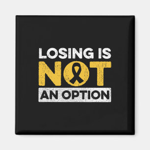 Bekämpa barndomscancer Design för en cancerkrigare Magnet