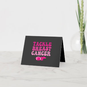 Bekämpa bröstcancer Fantasy Football Gift Tack Kort