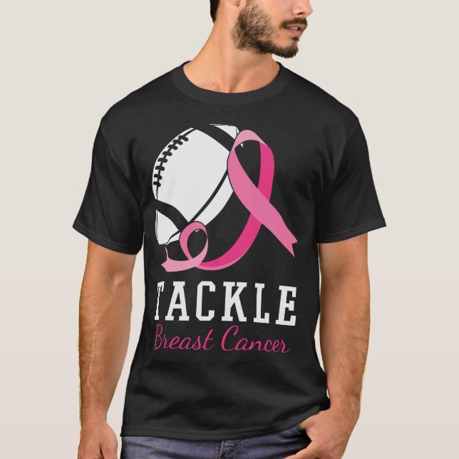 Bekämpa bröstcancer t shirt (Framsida)