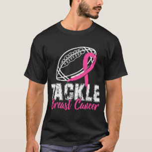 Bekämpa bröstcancermedvetande Fotbollsöverlevande T Shirt
