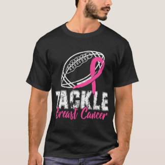 Bekämpa bröstcancermedvetande Fotbollsöverlevande T Shirt