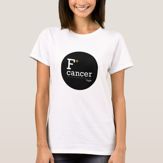 bekämpa cancer, enkel Tshirt T Shirt (Framsida)