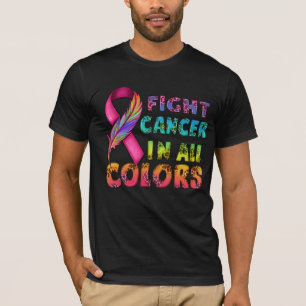 bekämpa cancer i all färg-skjorta t shirt