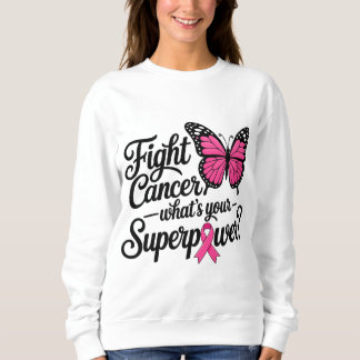 Bekämpa Cancer Vad Är Din Superkraft Rosa Fjäril T Shirt