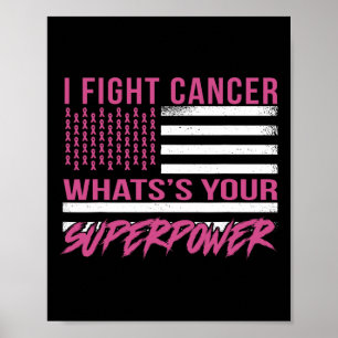 Bekämpa cancer - vad är din supermakt? poster