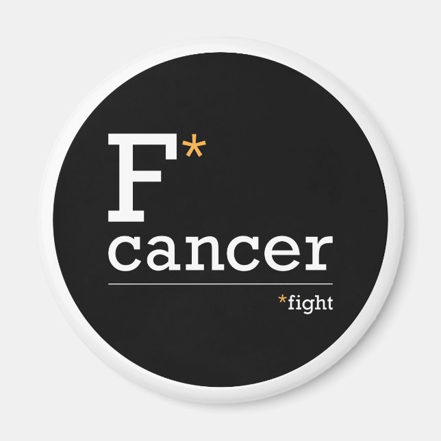 bekämpa cancermagnet magnet (Framsidan)