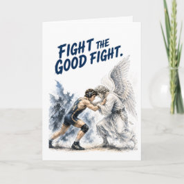 Bekämpa den goda kampen katolsk wrestling födelsed kort