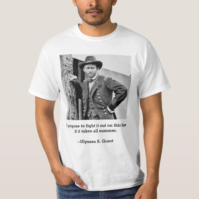 Bekämpa den på denna rad (USA:s bidragsoffert) T Shirt (Framsida)