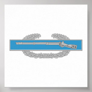 Bekämpa fantry Badge Poster