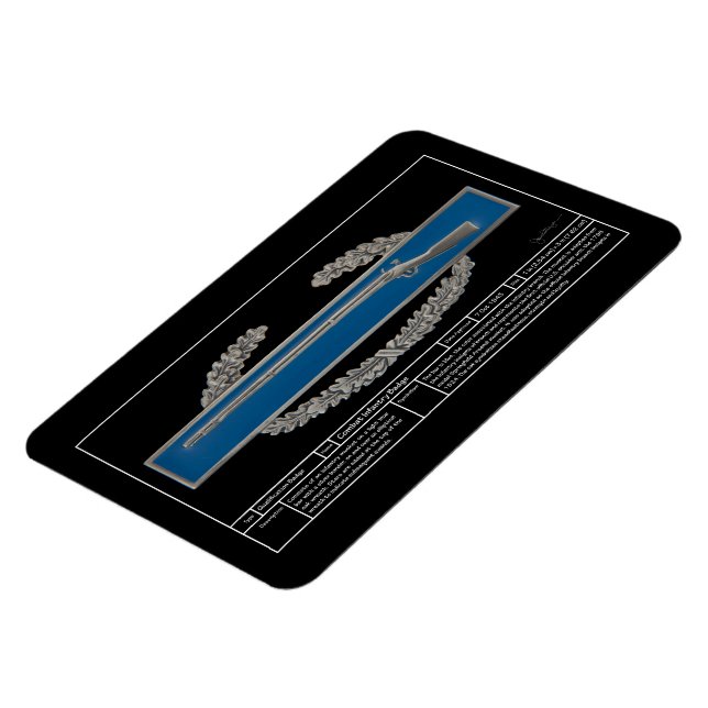 Bekämpa Fantry Badge Technical Magnet (Vänstra Sidan)