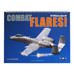 BEKÄMPA FLARES! Amerikanska militärflygplan Kalender