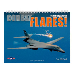 BEKÄMPA FLARES! Amerikanska militärflygplan Kalender