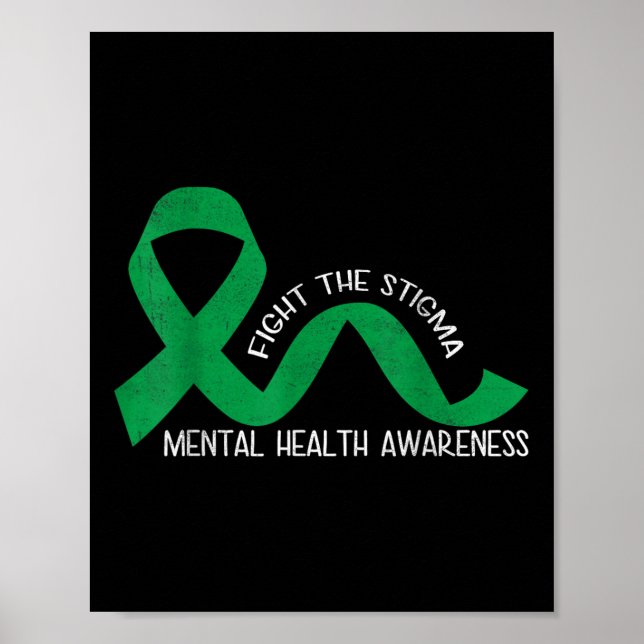 Bekämpa förebyggande av psykisk ohälsa i tigma poster (Framsidan)