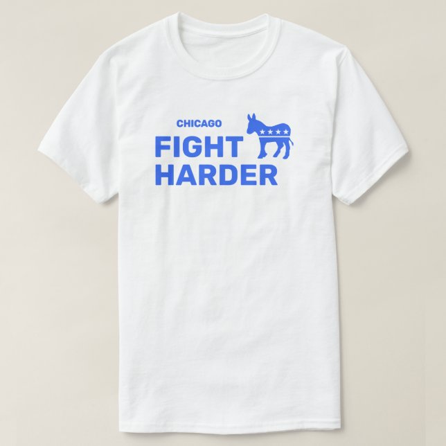 Bekämpa Harder™ T-Shirt (Anpassa den!) (Design framsida)