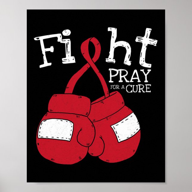 Bekämpa HIV Aids Brain Aneurysm Stroke Coola Aware Poster (Framsidan)