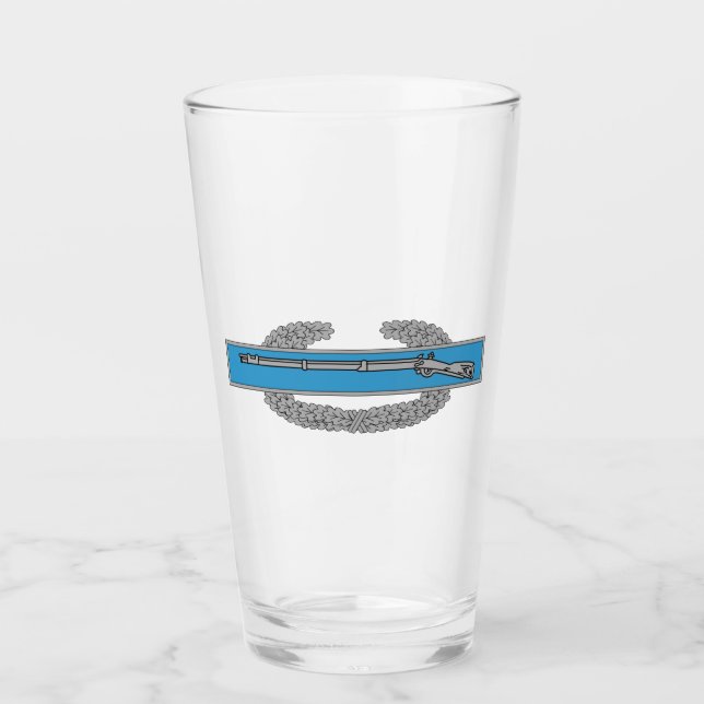 Bekämpa Infantryman Badge CIB-arméns veteran Glaskopp (Framsida)