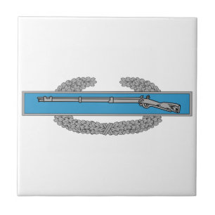Bekämpa Infantryman Badge CIB-arméns veteran Kakelplatta