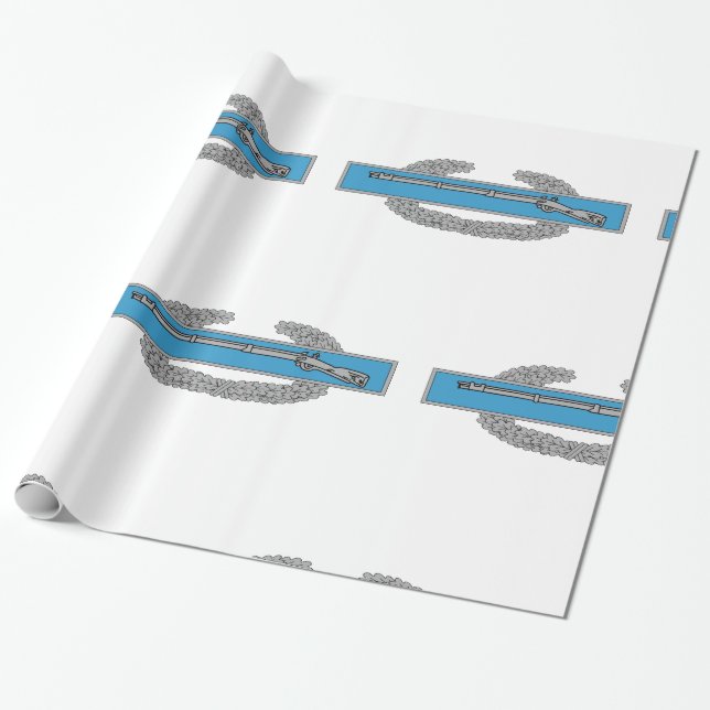 Bekämpa Infantryman Badge CIB-arméns veteran Presentpapper (Utrullad)