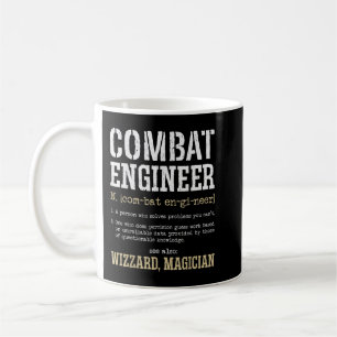 Bekämpa Ingenjör Funny Engineering Dictionary Term Kaffemugg