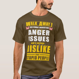 Bekämpa ingenjör går bort från ingenjör t shirt