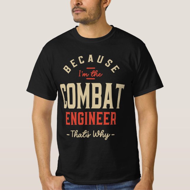 Bekämpa Ingenjör jobbsysselsättning, födelsedagsar T Shirt (Framsida)