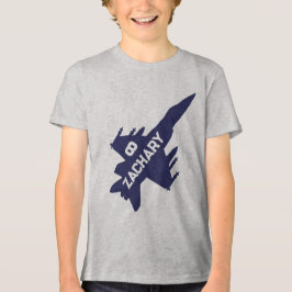 Bekämpa jet flygplan födelsedagskjorta t shirt