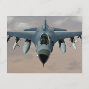 Bekämpa Jet-flygplan Vykort