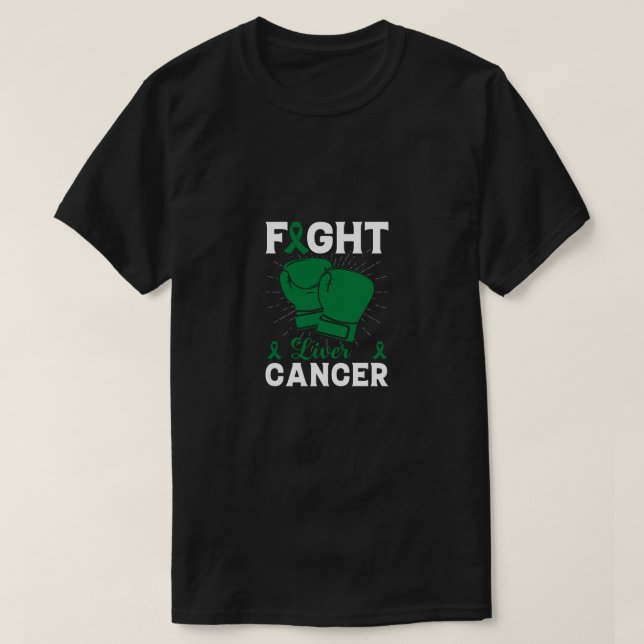 bekämpa levercancer t shirt (Design framsida)