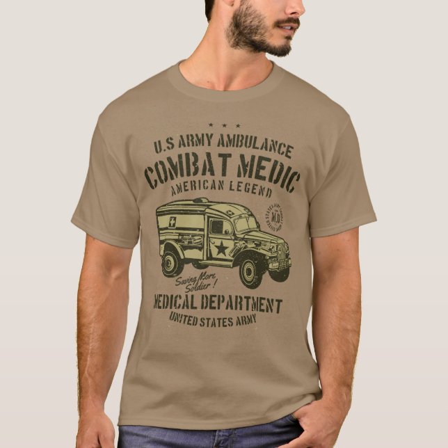 Bekämpa medic American Legend T Shirt (Framsida)