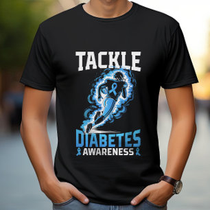 Bekämpa medvetenheten om diabetes - det amerikansk t shirt