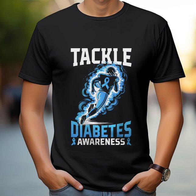 Bekämpa medvetenheten om diabetes - det amerikansk t shirt (Skapare uppladdad)