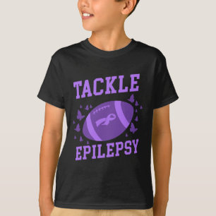 Bekämpa medvetenheten om epilepsi i fotboll t shirt