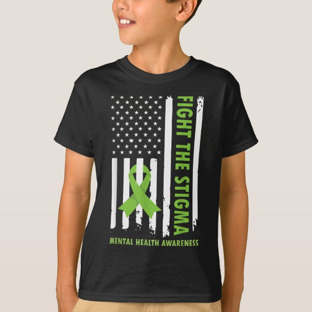 Bekämpa medvetenheten om psykisk hälsa i Stigma US T Shirt (Framsida)