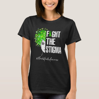 Bekämpa medvetenheten om psykisk hälsa i tigma t shirt